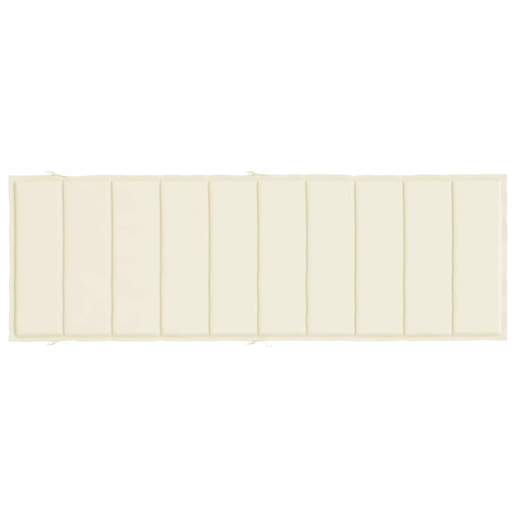 Sonnenliegen-Auflage Grau 186x58x4 cm Oxford-Gewebe