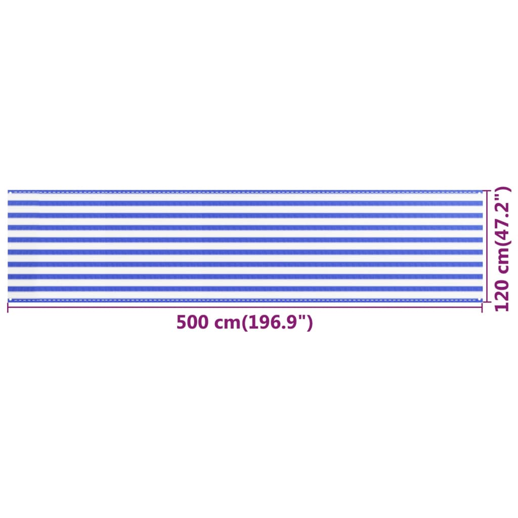 Balkon-Sichtschutz Anthrazit 75x300 cm HDPE