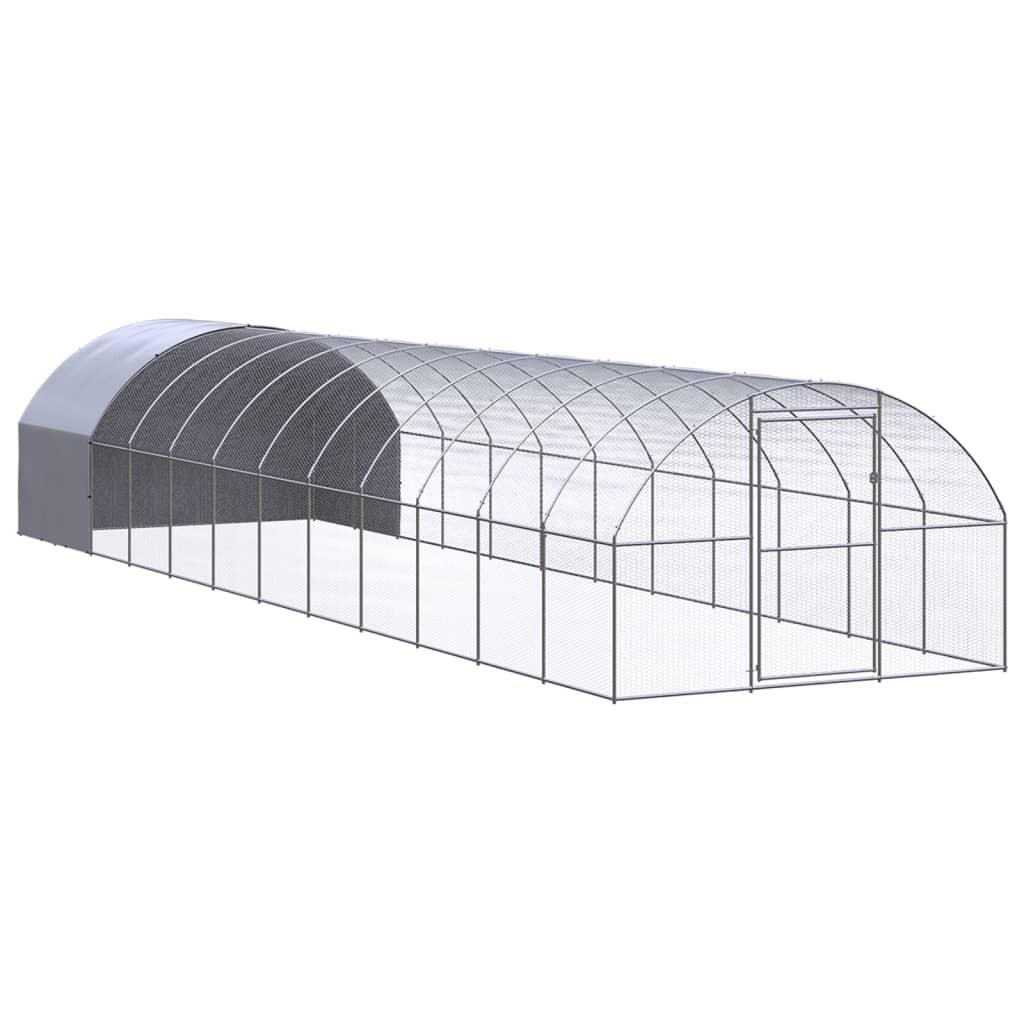 Outdoor-Hühnerstall 3x2x2 m Verzinkter Stahl