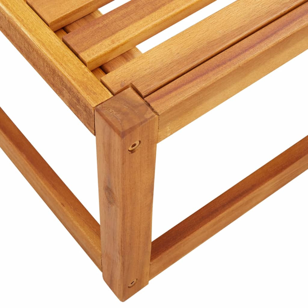 6-tlg. Gartensofa-Set mit Kissen Holz Akazie & Seil