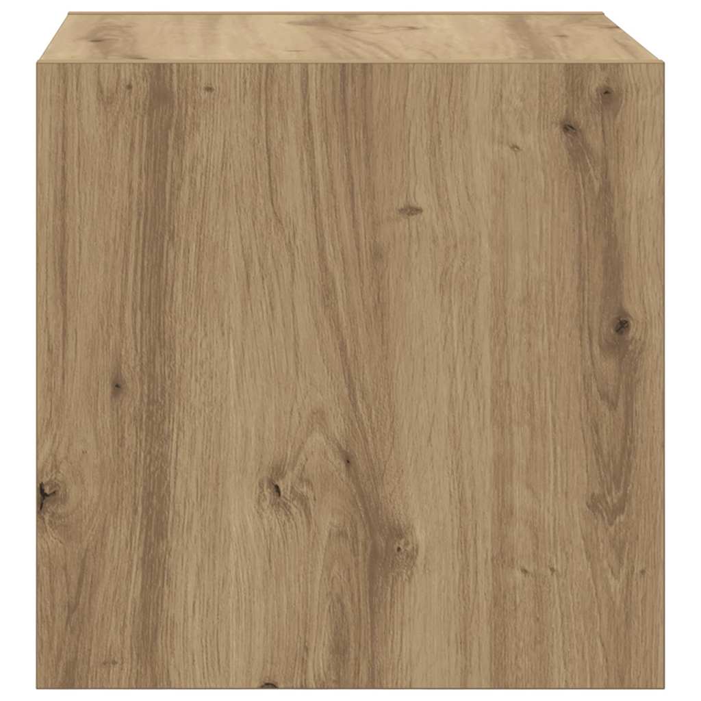 Wandschränke 2 Stk. Weiß 37x37x37 cm Holzwerkstoff