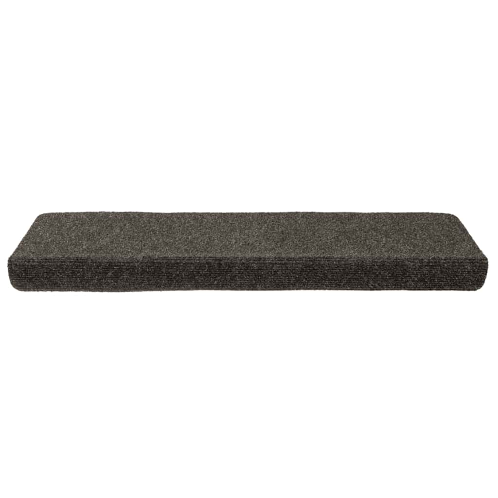 Stufenmatten Selbstklebend 15 Stk. 65x21x4 cm Hellbraun Rechteckiger Rand