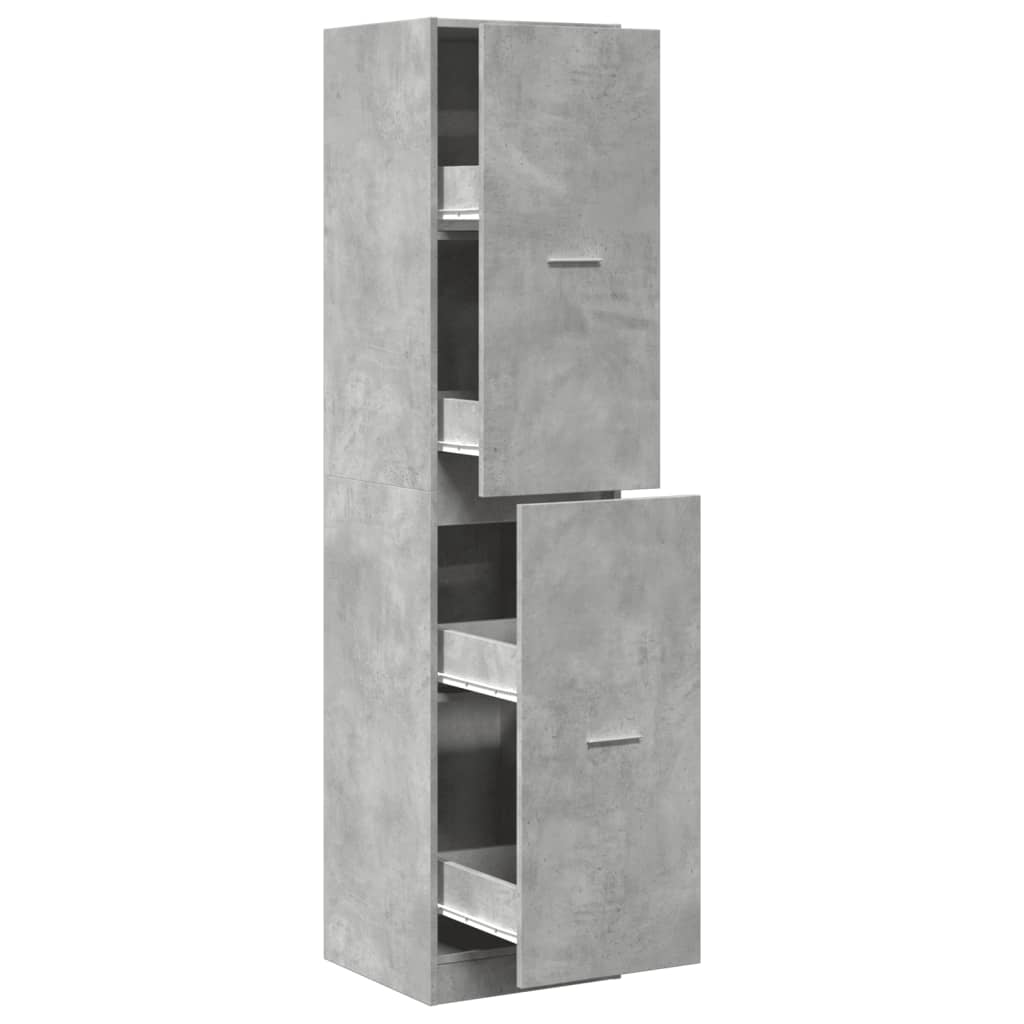 Apothekerschrank Weiß 30 x 41 x 174,5 cm Holzwerkstoff