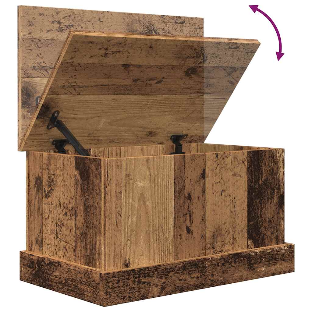 Aufbewahrungsbox Weiß 50 x 30 x 28 cm Holzwerkstoff