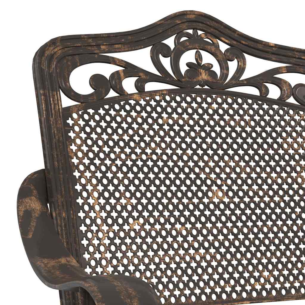 Gartenstuhl 2 pcs Bronze 55 x 55 x 92,5cm Aluminium