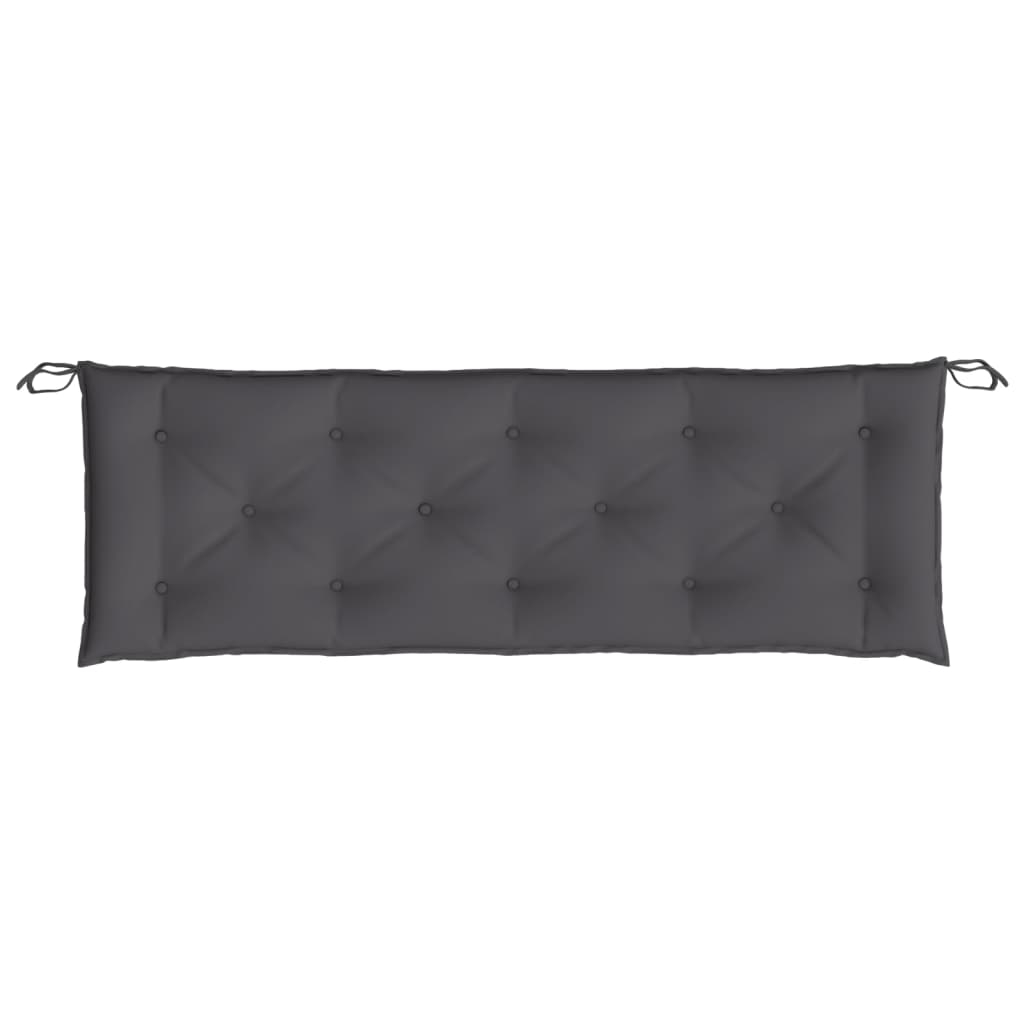 Gartenbank-Auflage Anthrazit 100x50x7 cm Oxford-Gewebe