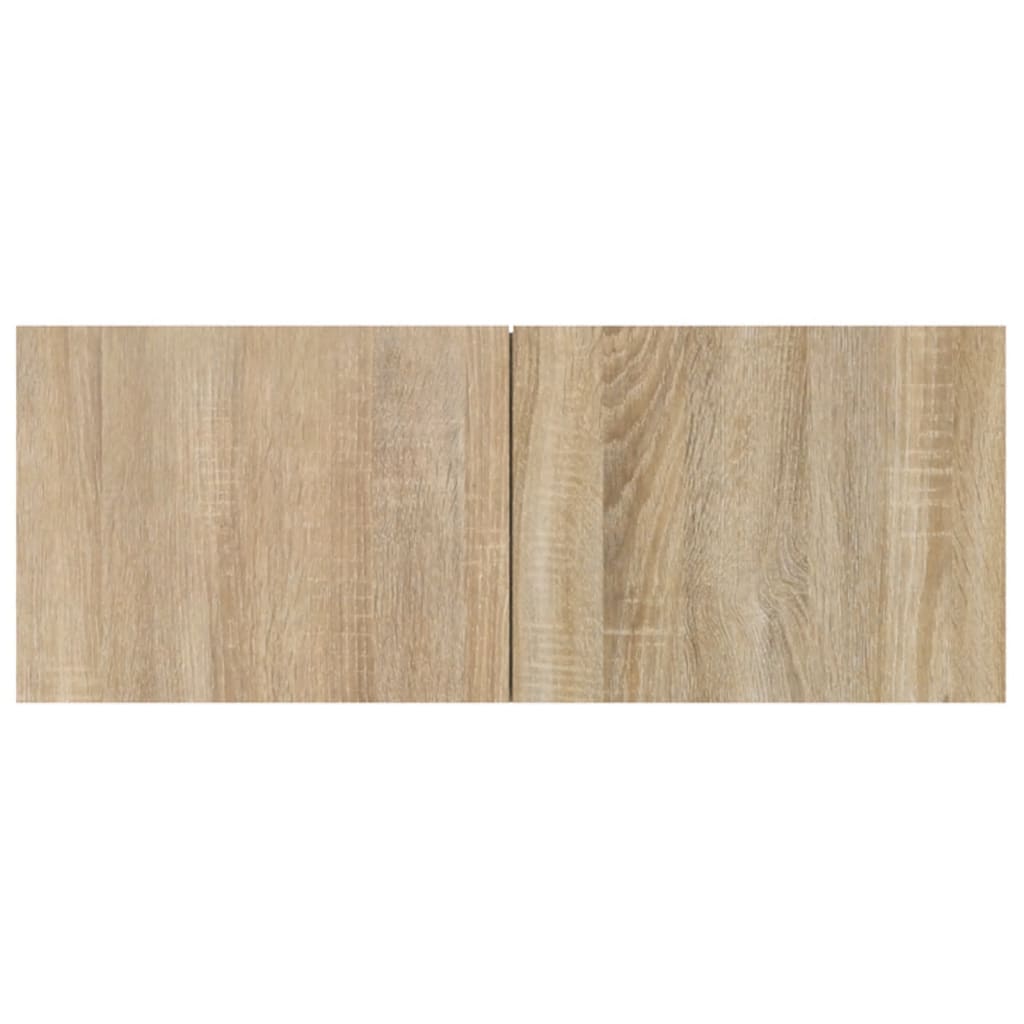 4-tlg. TV-Schrank-Set Weiß Holzwerkstoff
