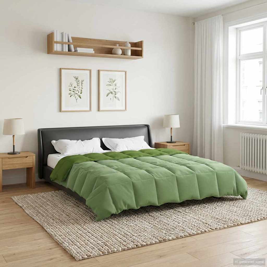 Ganzjahresbettdecke Anthrazit 135 x 200 cm Mikrofaser