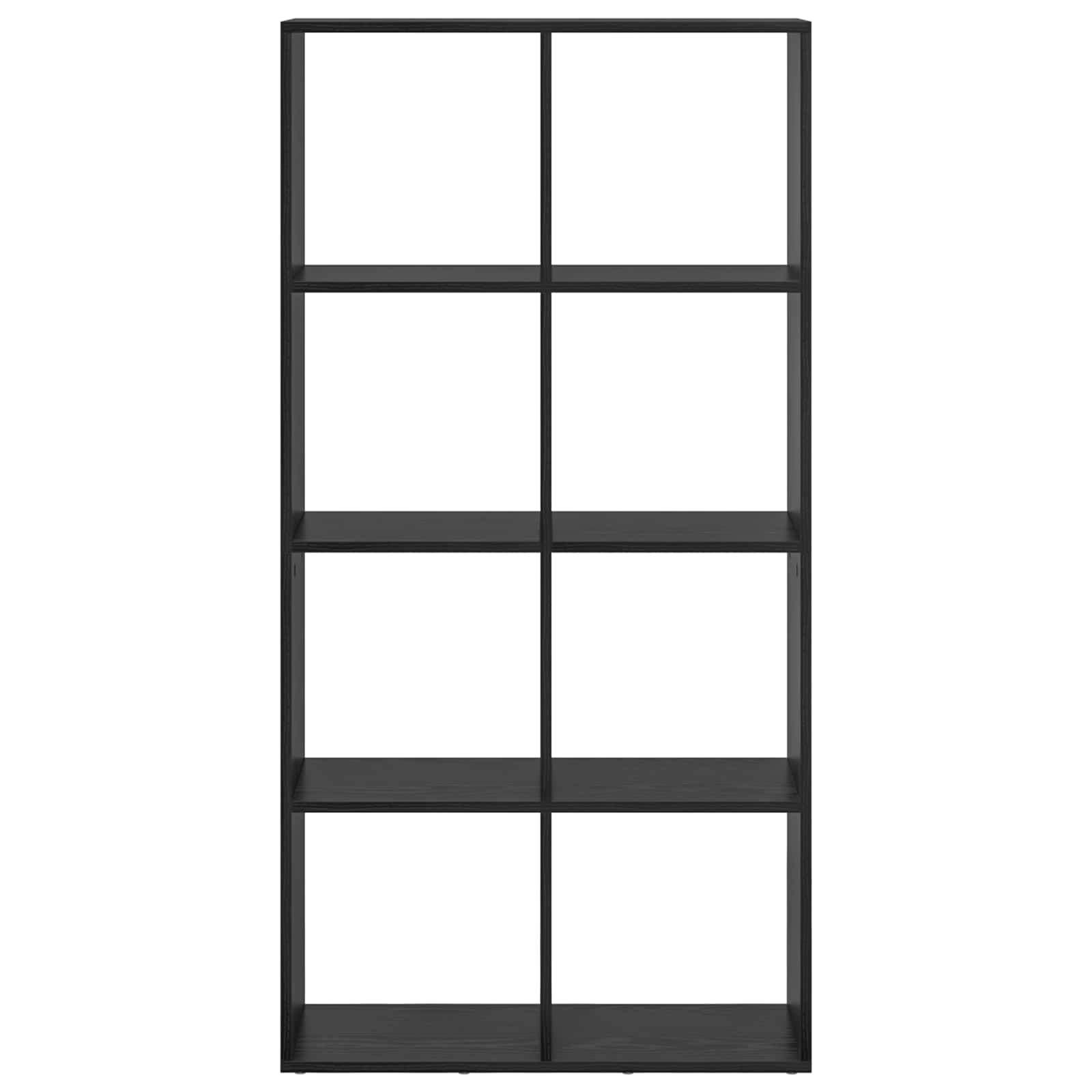 Bücherregal Weiß 137,5x29x137,5 cm Holzwerkstoff
