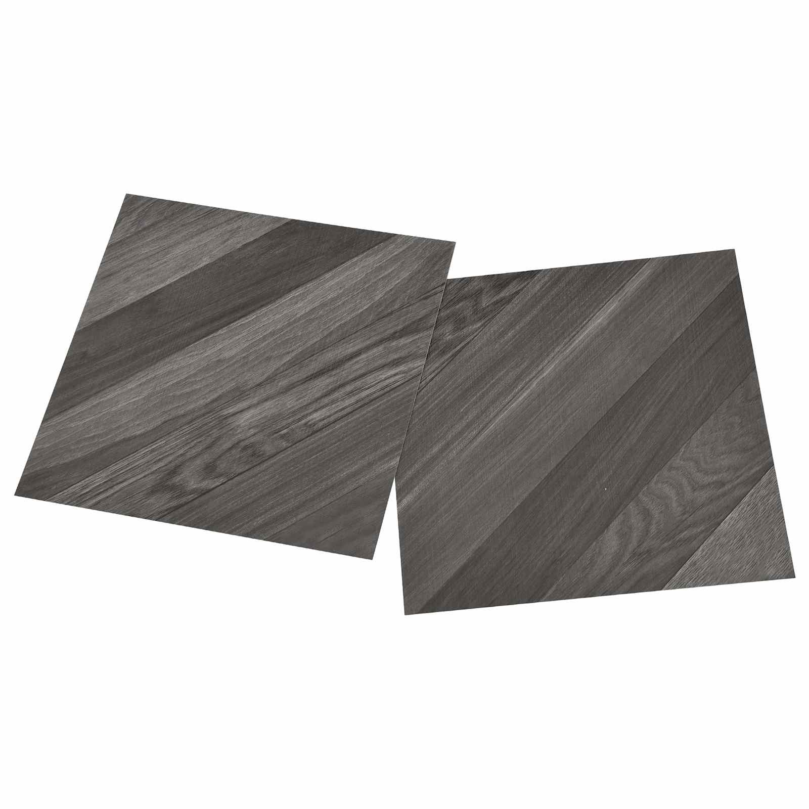 Bodenplanken 55 pcs Schwarz 5,11 m² PVC