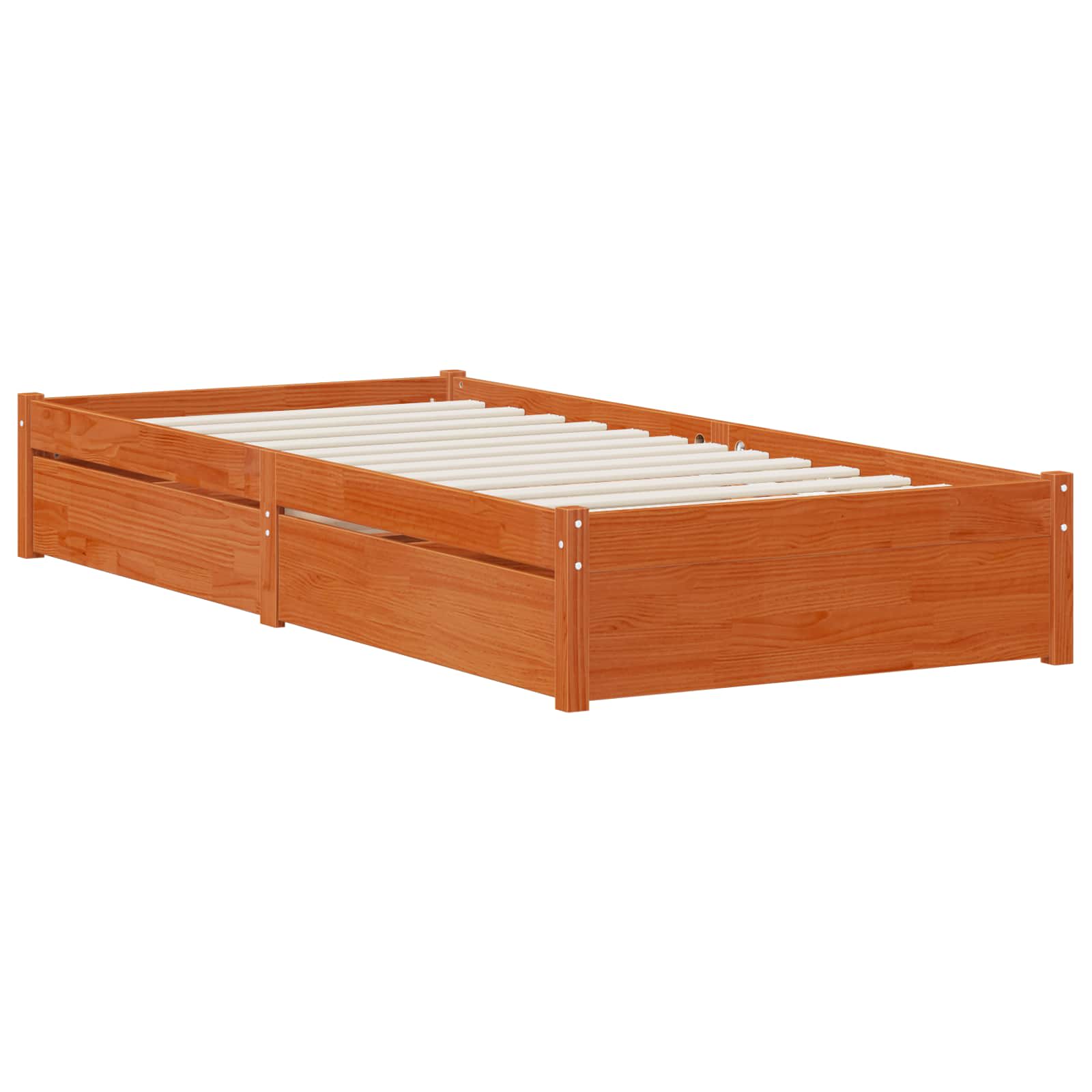 Bett mit Schubladen 75x190 cm