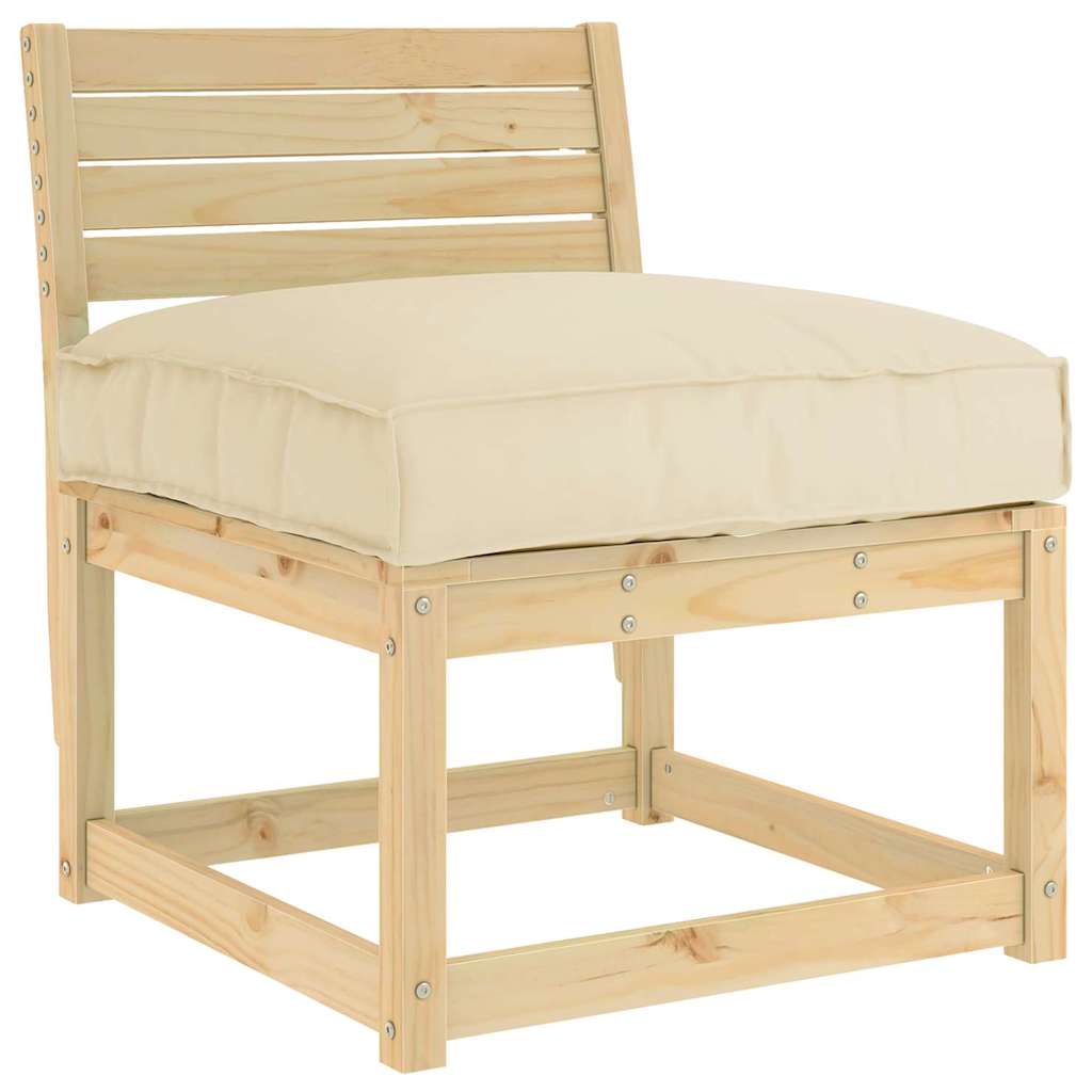 Kissen Anthrazit 80 x 80 x 12 cm Oxford-Stoff