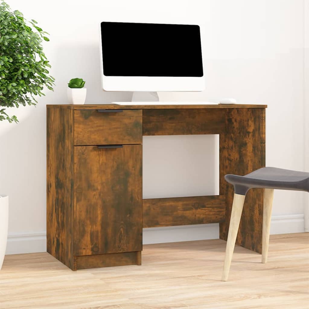 Schreibtisch Weiß 100x50x75 cm Holzwerkstoff