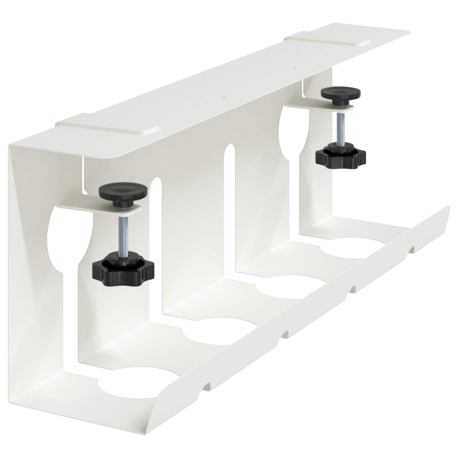 Unter dem Schreibtisch Kabelmanagement Tray 2 Stk. Anthrazit