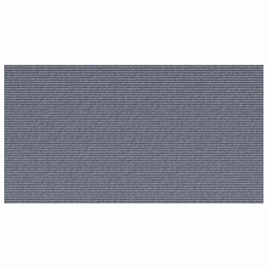 Teppichläufer Grau 80 x 150 cm Stoff