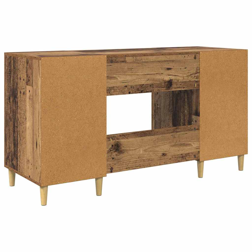 Schreibtisch Weiß 140x50x75 cm Holzwerkstoff