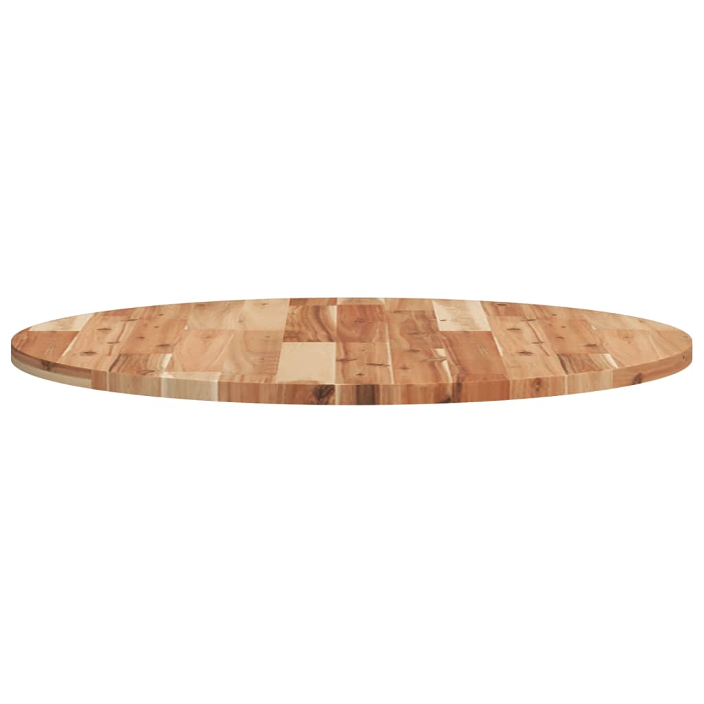 Tischplatte Rund Ø40x2 cm Massivholz Akazie