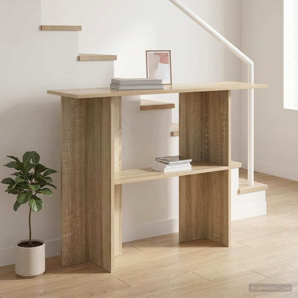 Konsolentisch Weiß 100 x 30 x 75 cm Holzwerkstoff