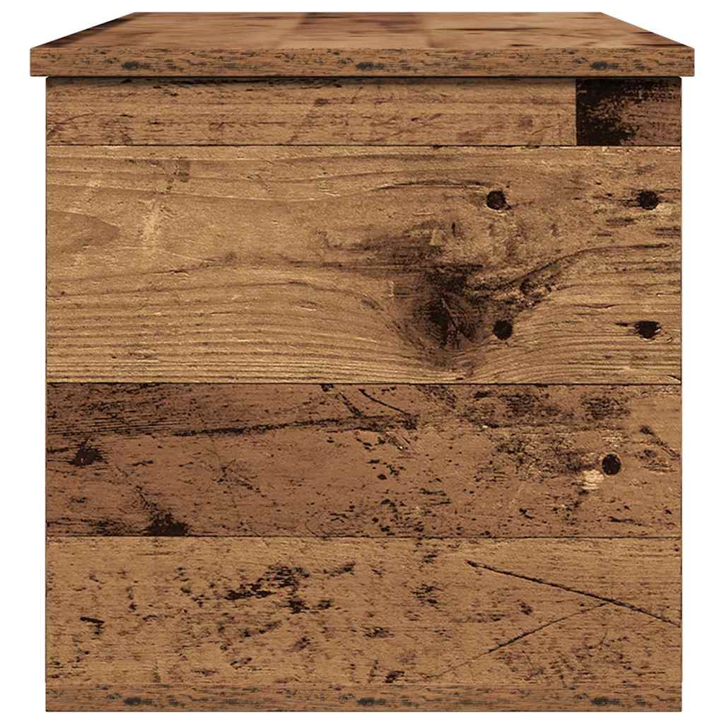 Aufbewahrungstruhe Weiß 84x42x46 cm Holzwerkstoff
