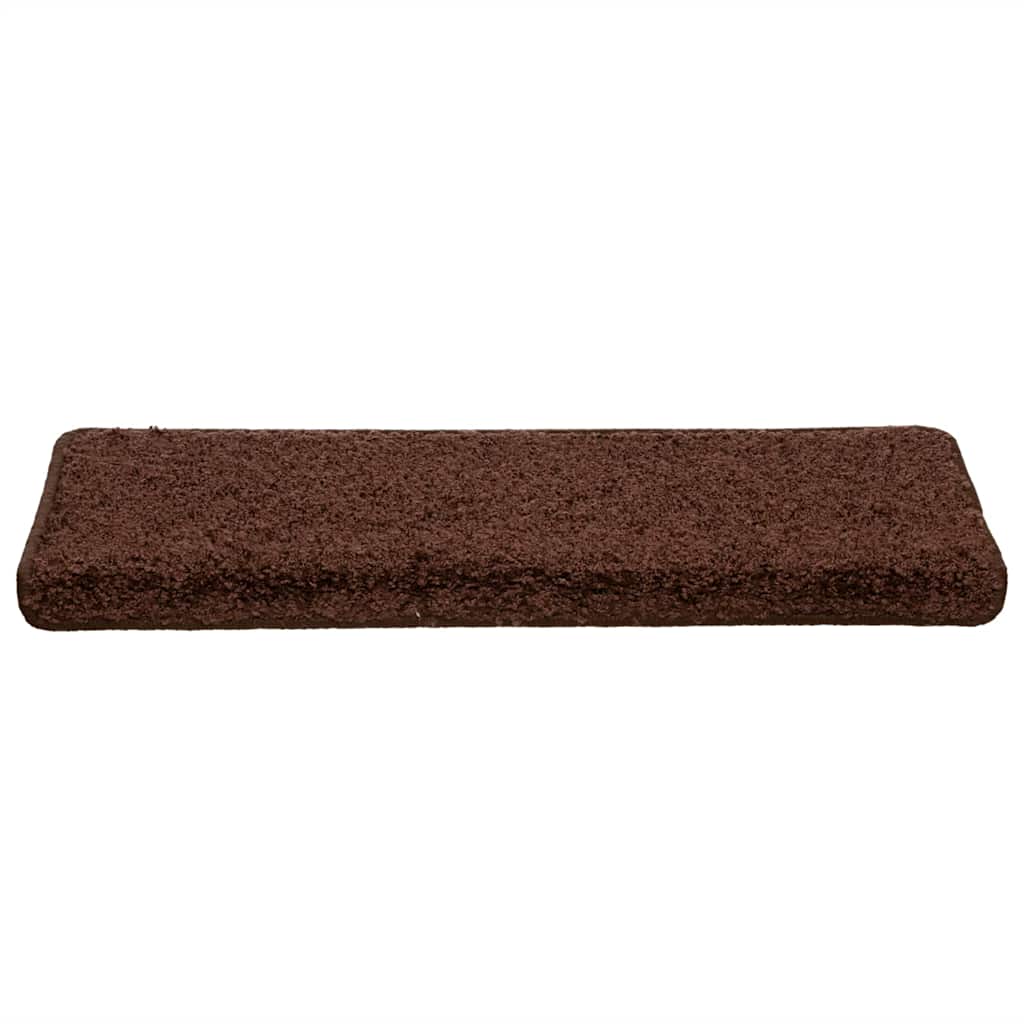 Stufenmatten 15 Stk. 65x21x4 cm Grau Rechteckiger Rand