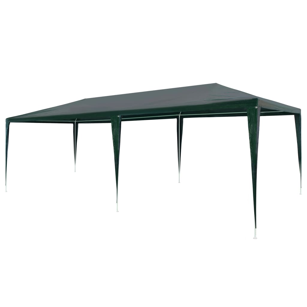 Partyzelt 400 x 300 x 255 cm Rot PE und Stahl
