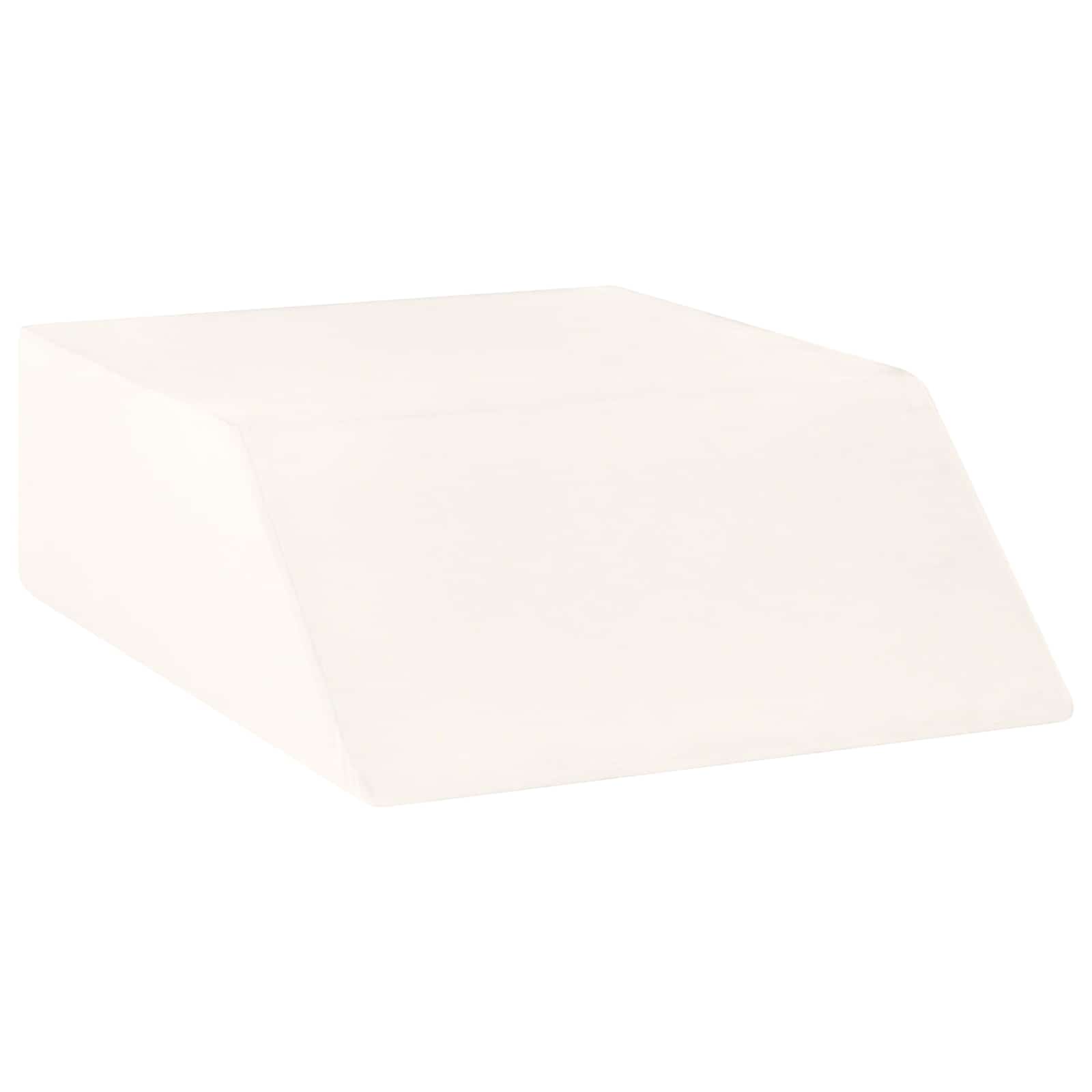 Beinkissen Uni Weiß 63 x 52 x 19,5 cm PU-Schaum