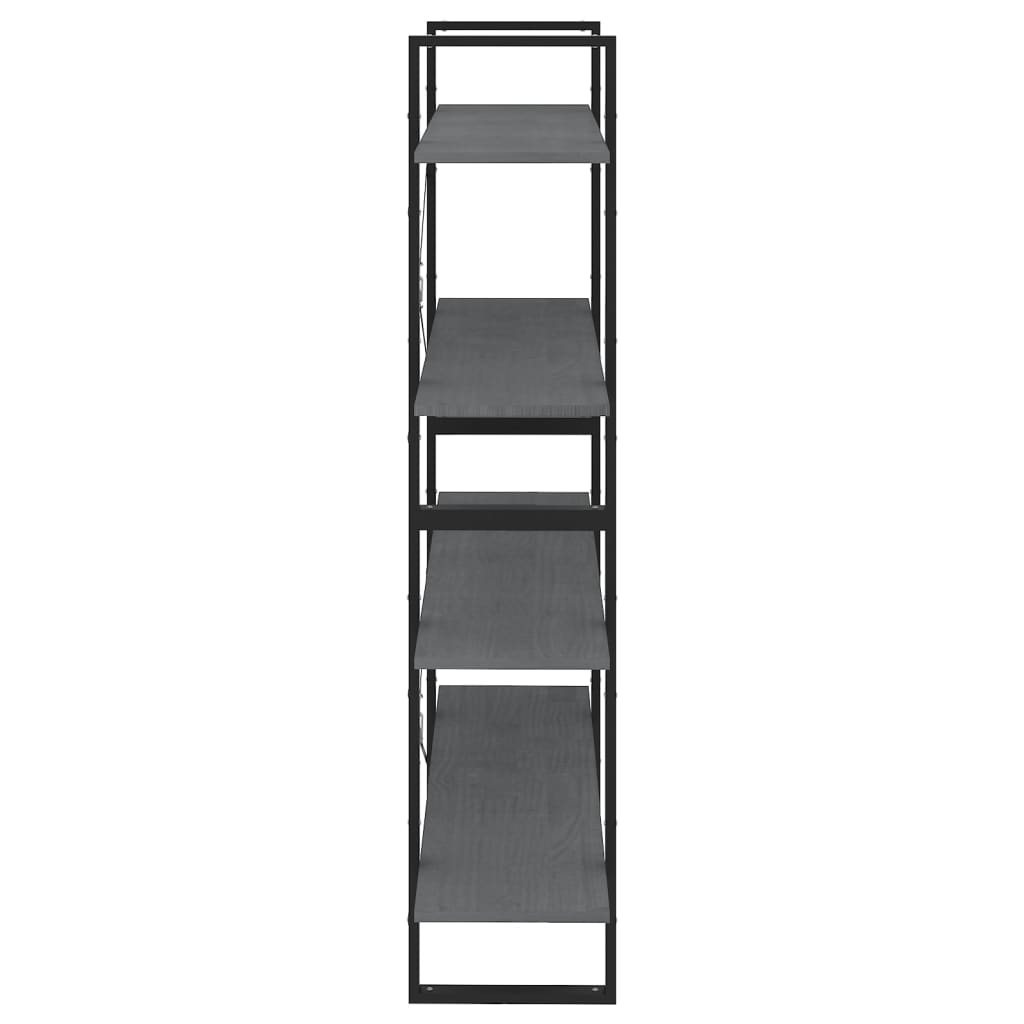 Bücherregal 2 Fächer Weiß 100x30x70 cm Holzwerkstoff