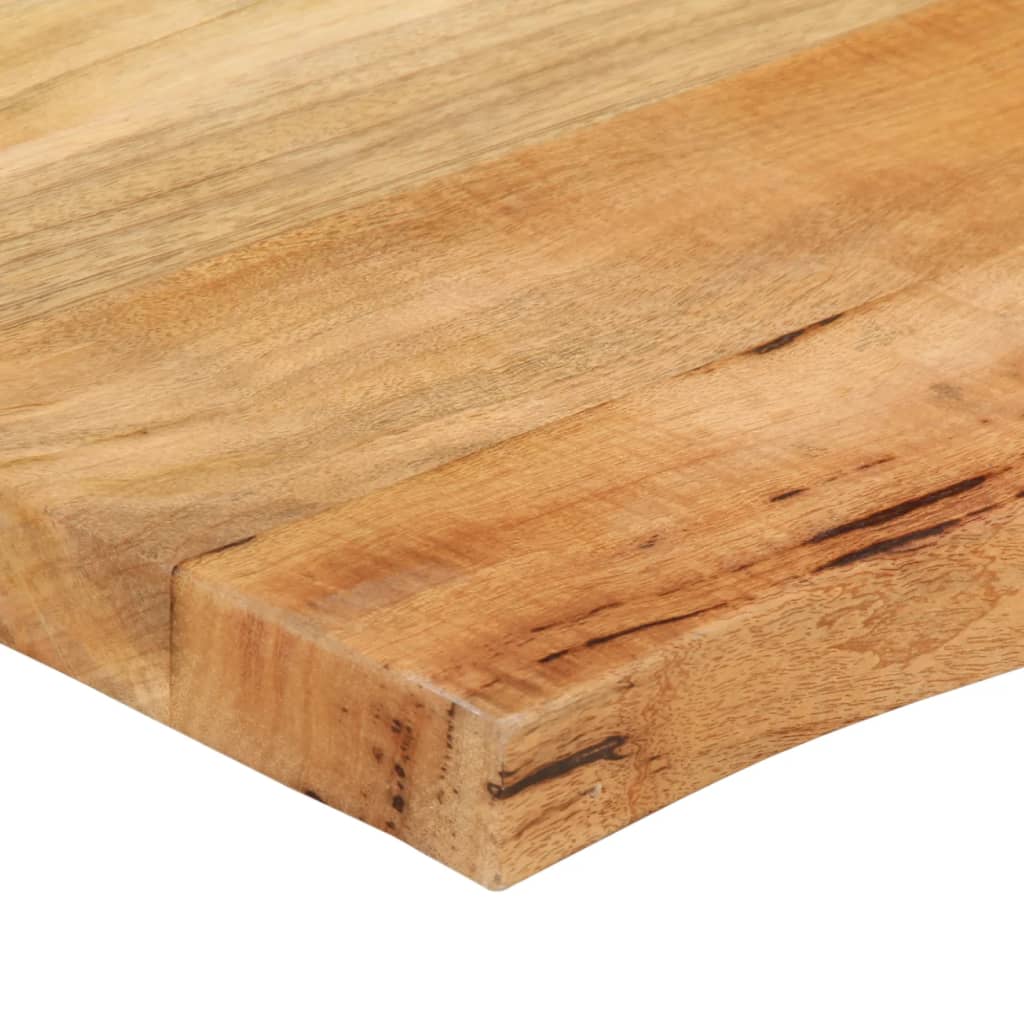 Tischplatte 40x40x2,5 cm Rechteckig Massivholz Akazie Baumkante