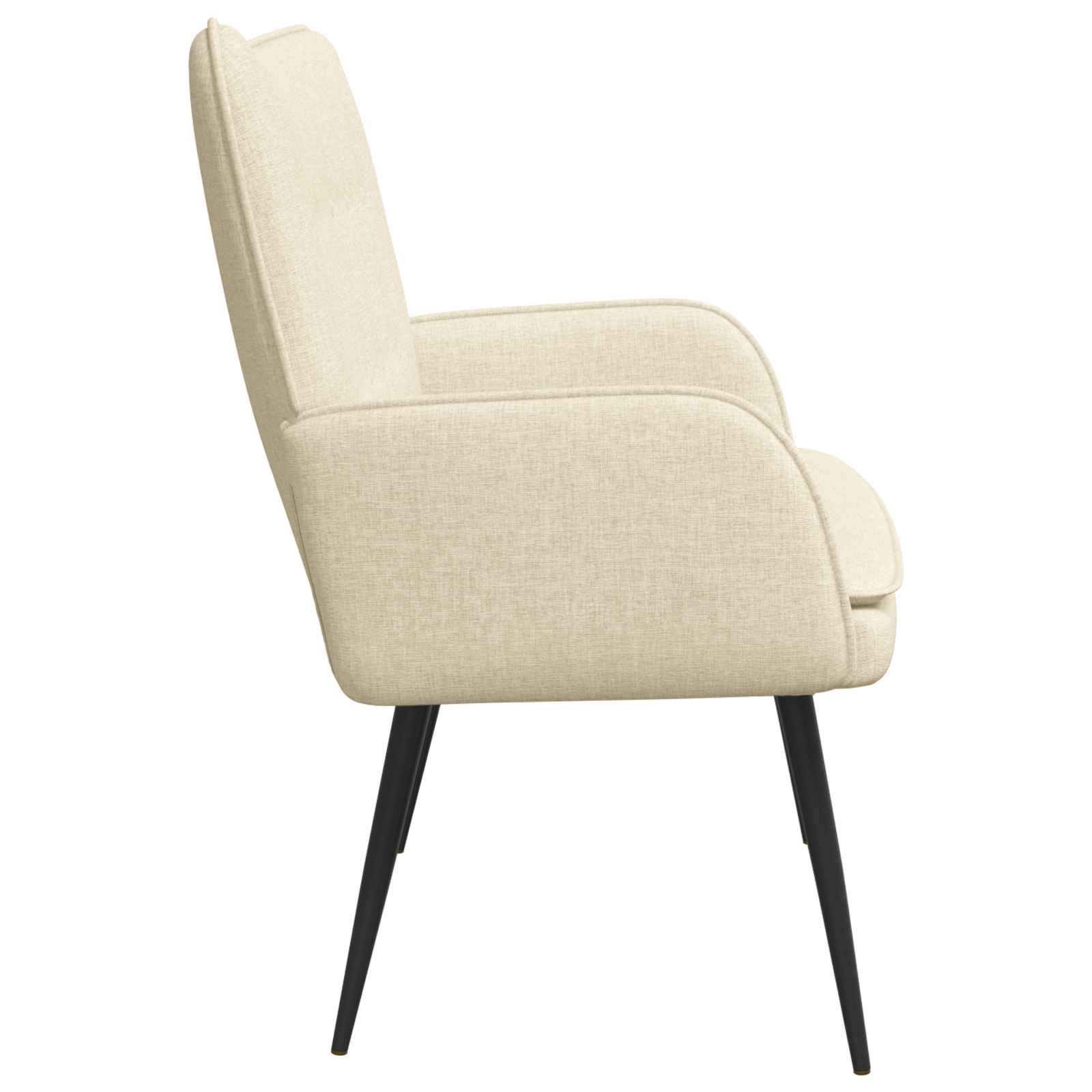 2-Sitzer Sofa Hellgrau 115 x 61 x 87 cm Stoff