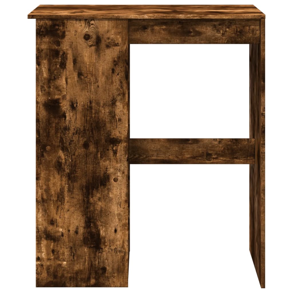 Bartisch mit Regal Schwarz Eichen-Optik 90 x 47,5 x 103,5 cm