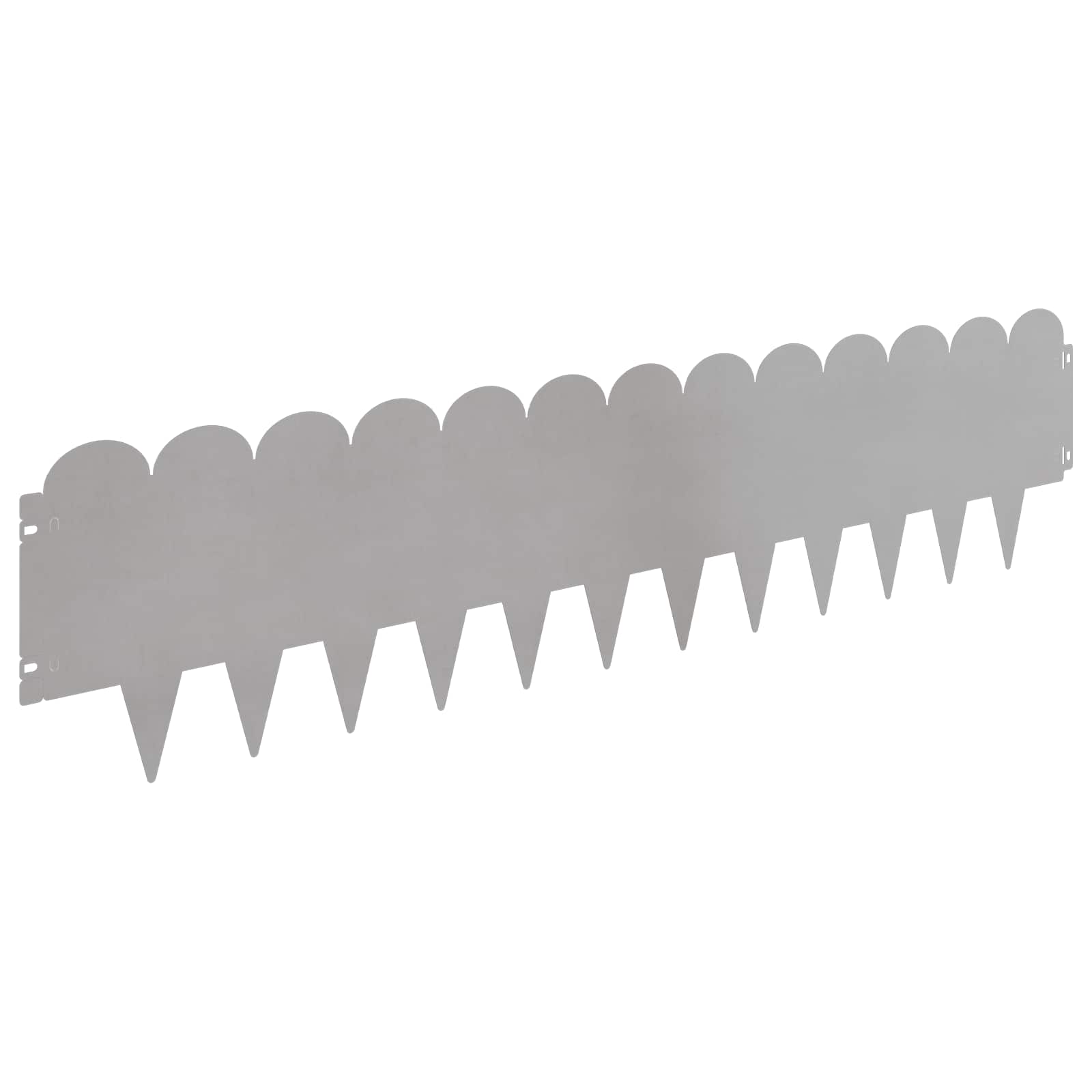 Raseneinfassung 10 pcs 103 x 15 cm Stahl Schwarz