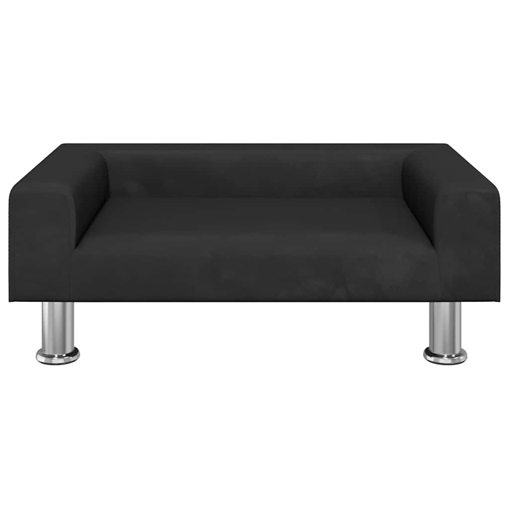Hundebett Blau 70x45x26,5 cm Samt