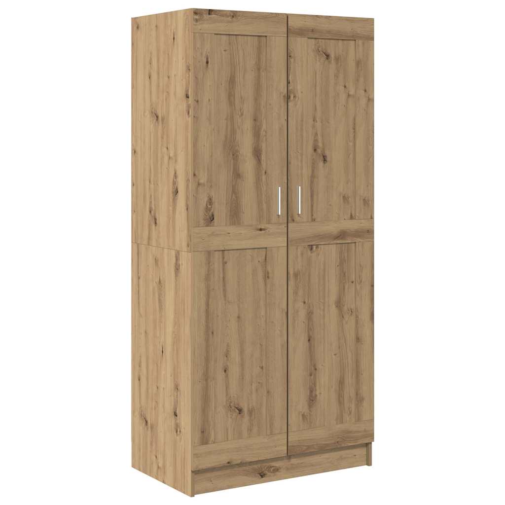Kleiderschrank Weiß 82,5x51,5x180 cm Holzwerkstoff