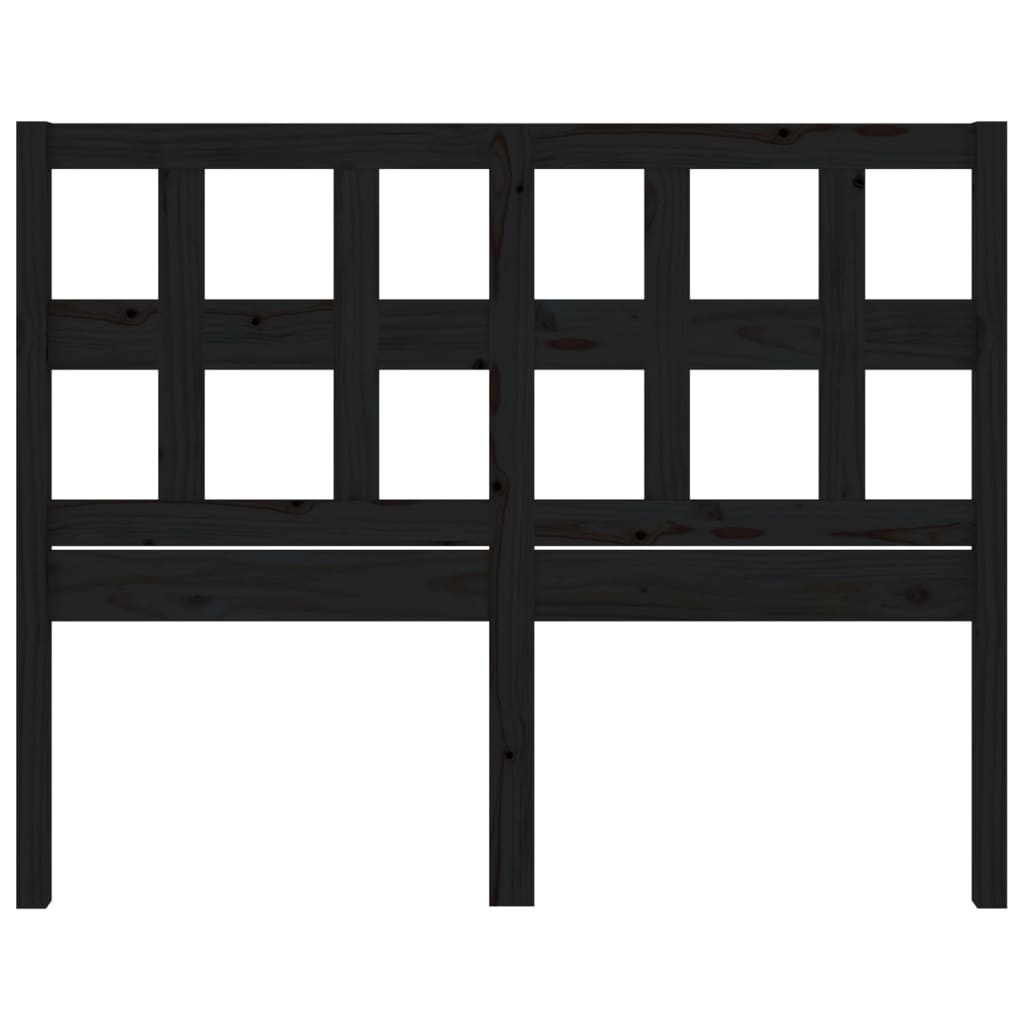 Kopfteil Grau 80,5x4x100 cm Massivholz Kiefer