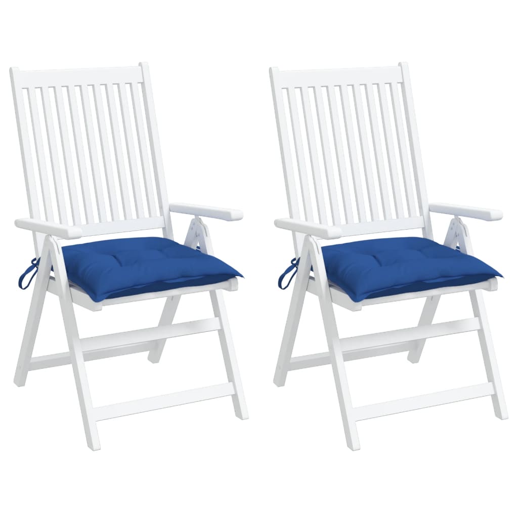 Stuhlkissen 4 Stk. Hellblau 40x40x7 cm Oxford-Gewebe
