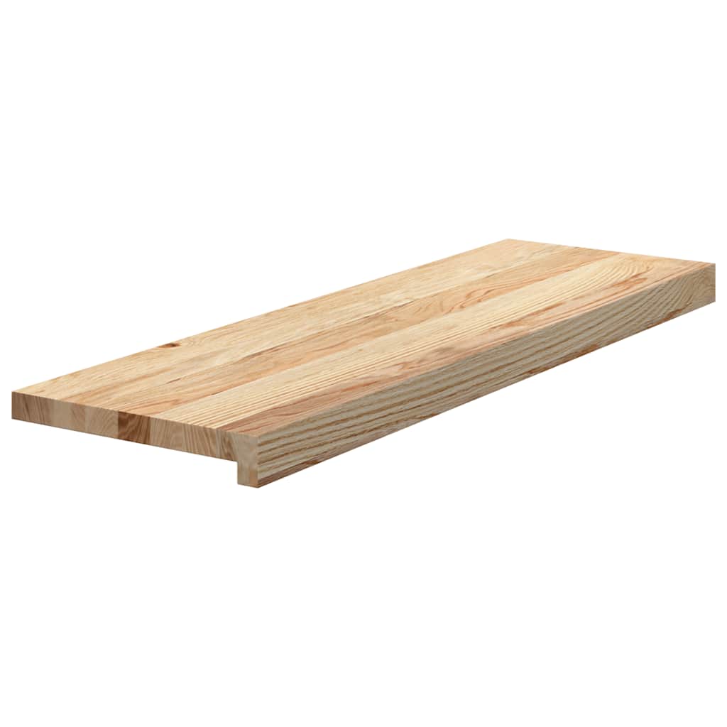 Treppenstufen 4 Stk. Unbehandelt 70x25x2 cm Massivholz Eiche