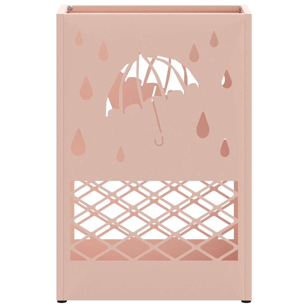 Regenschirmständer Schwarz 28 x 12 x 41 cm Stahl