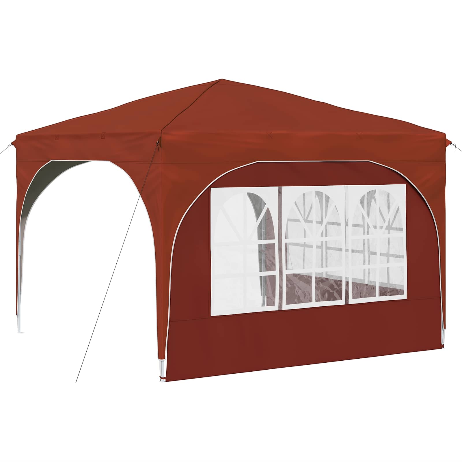 Pop-up Partyzelt 290 x 290 x 245 cm Creme