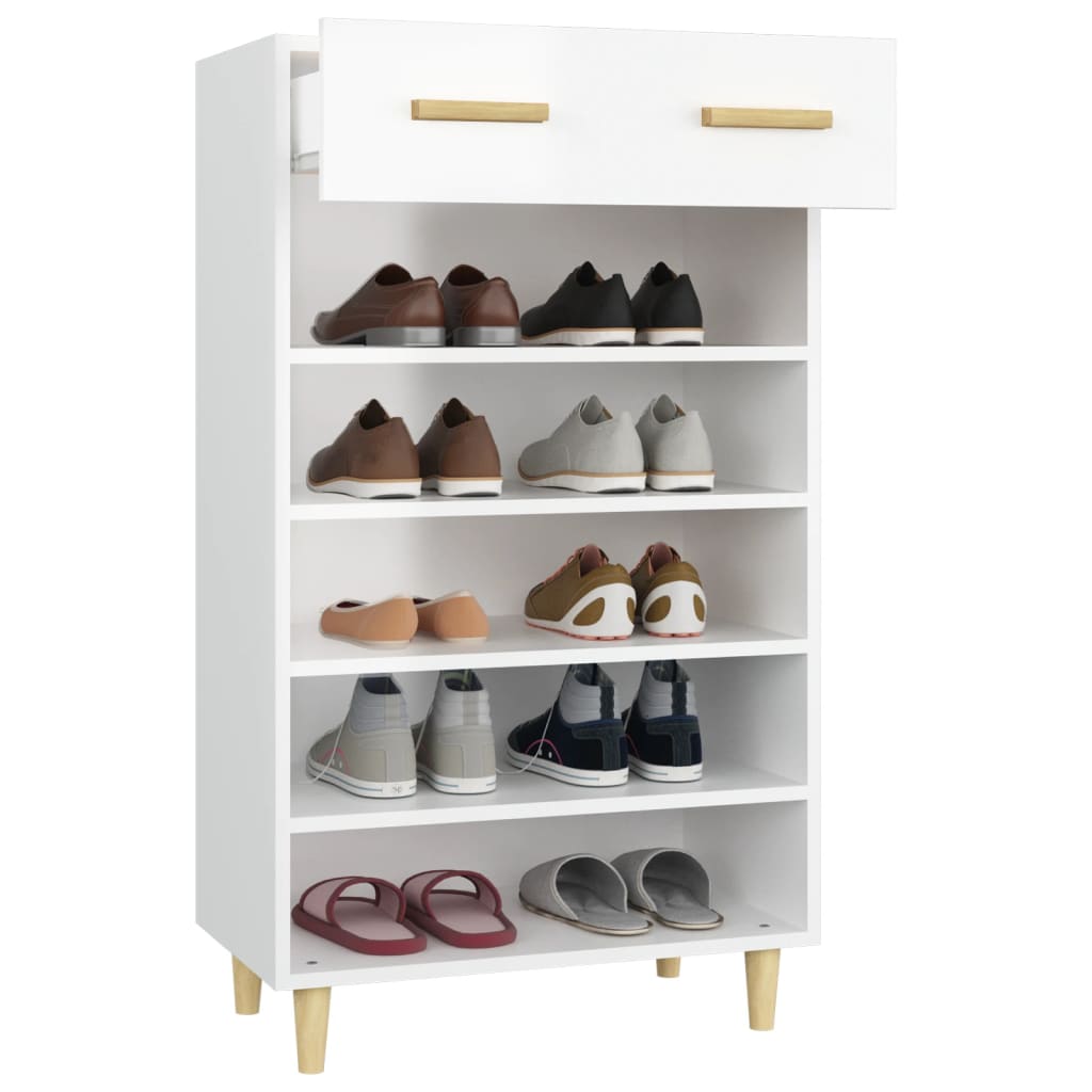 Schuhschrank mit Regal Altholz 60 x 35 x 105 cm Holzwerkstoff