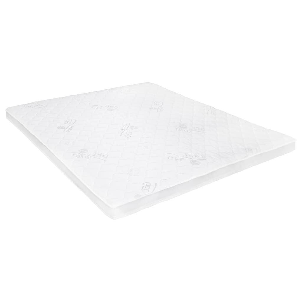 Matratzenauflage 80 x 200 cm Gelschaum 7 cm
