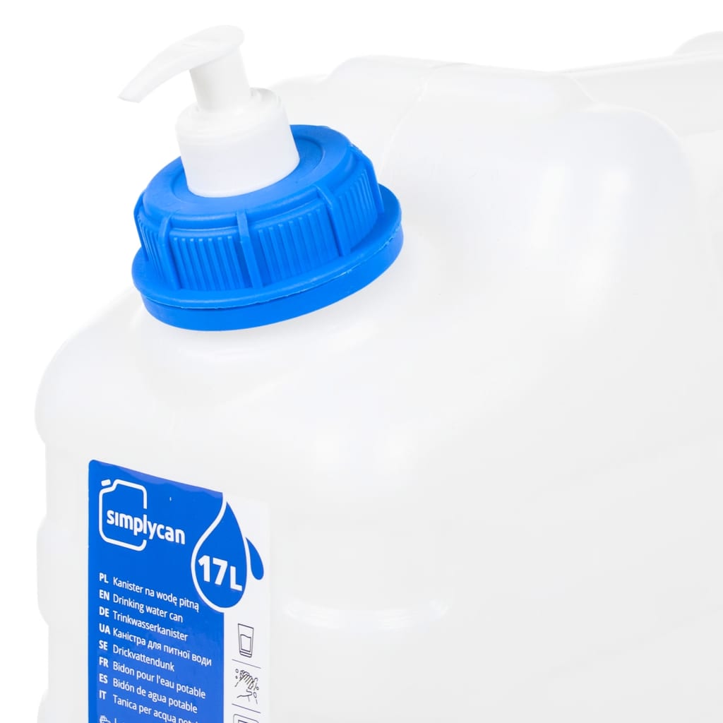 Wasserbehälter mit Hahn Transparent 10 L Kunststoff