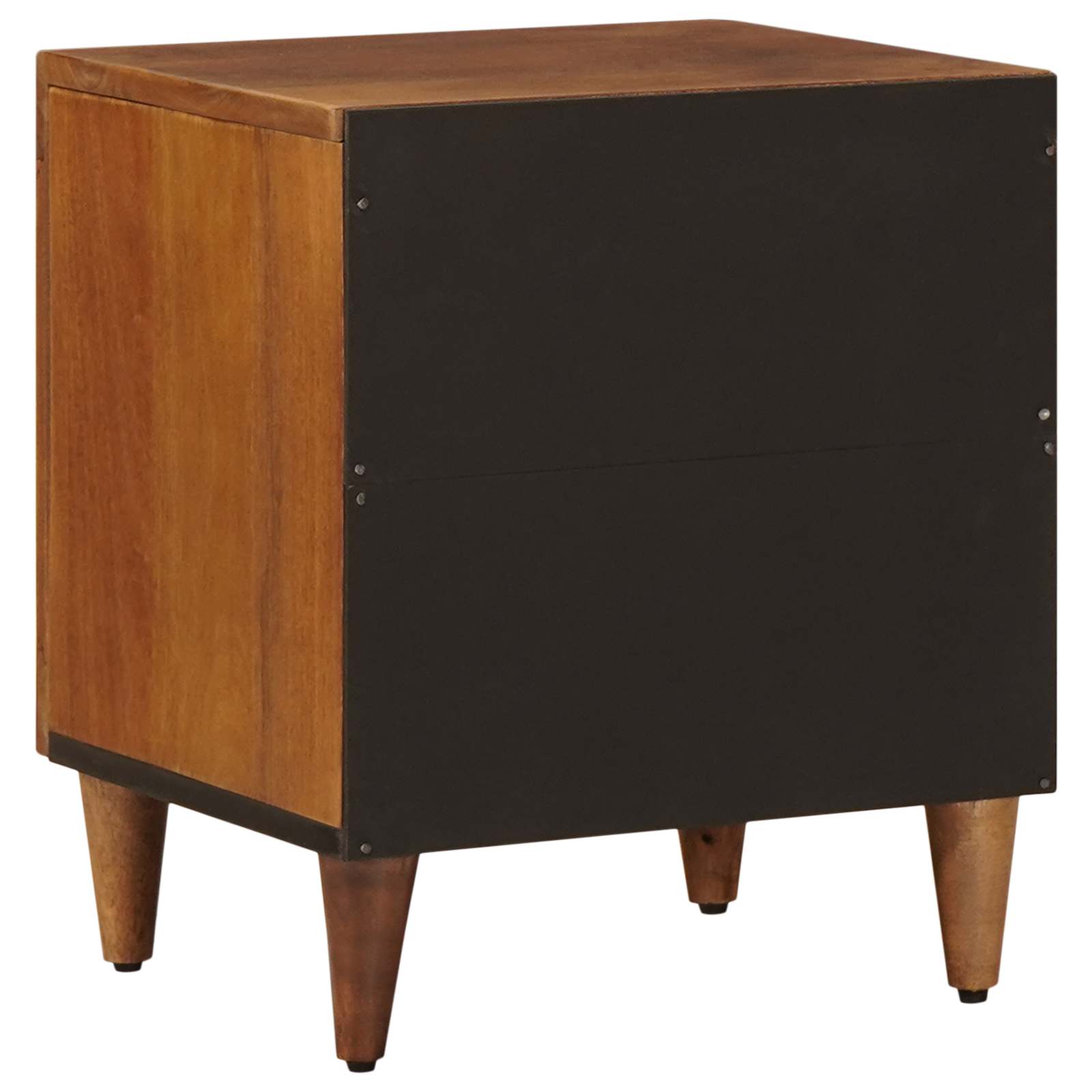 Nachttisch Braun 40 x 33 x 46 cm Massivholz Mango