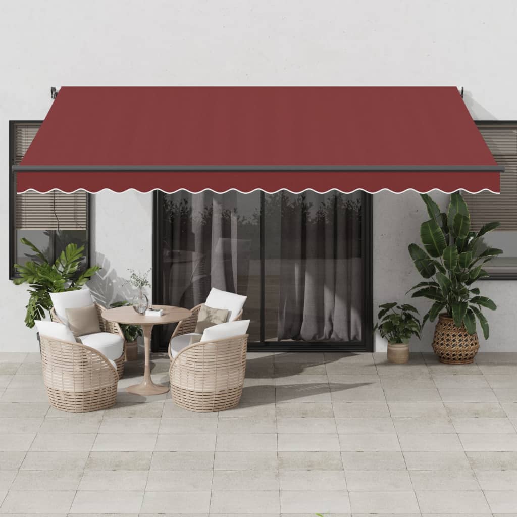 Markise Automatisch Einziehbar 350x250 cm Creme