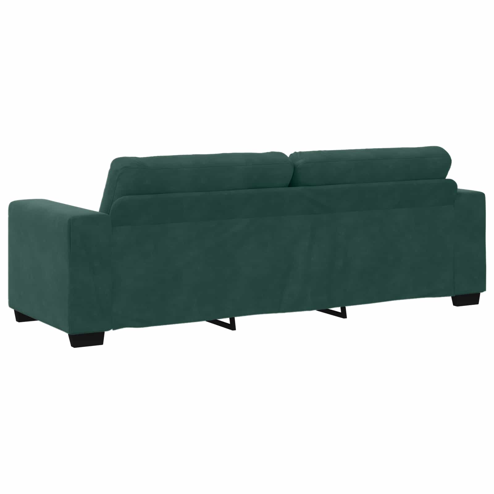 2-teiliges Sofa-Set mit Kissen, hellgrauer Samt