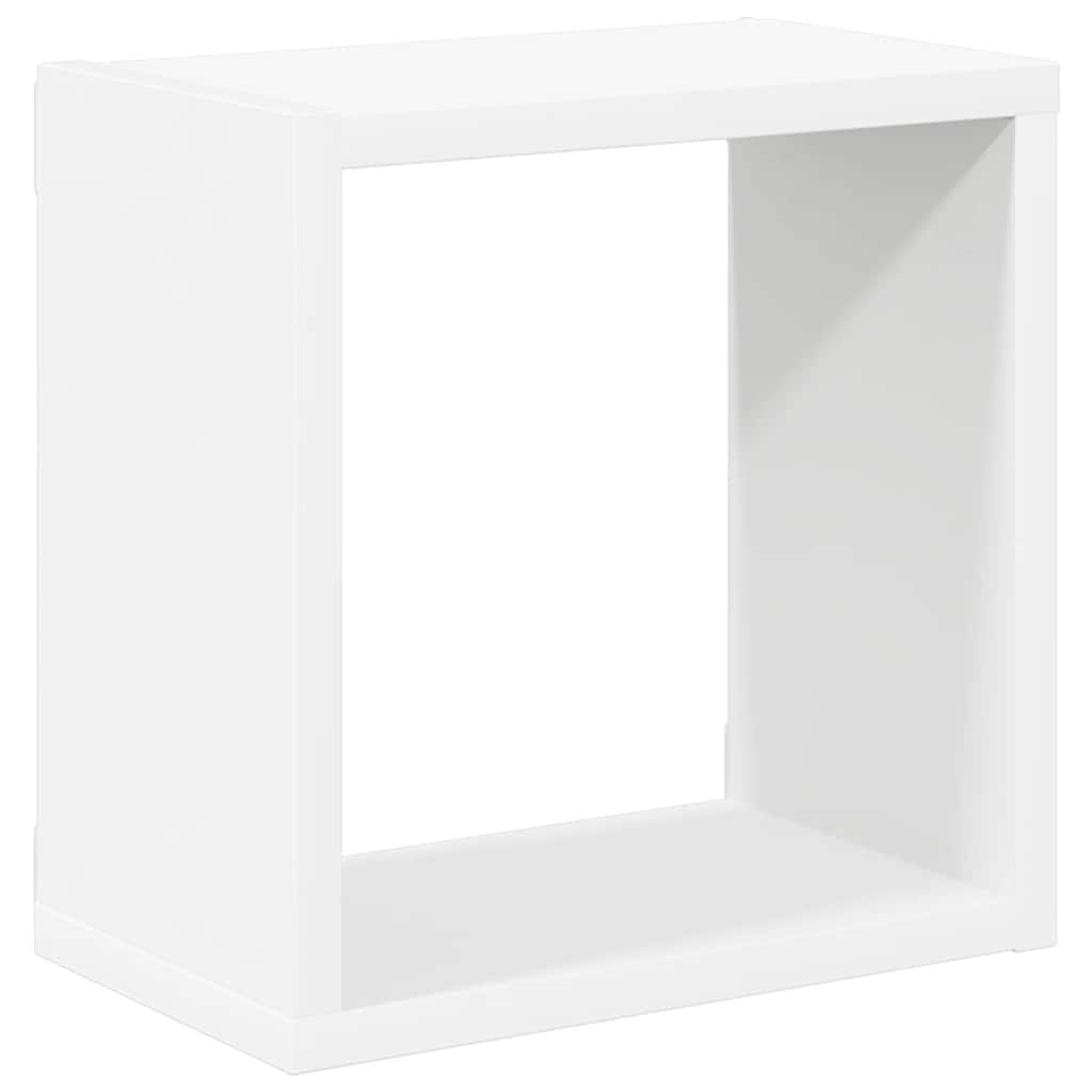 Würfelregale 2 Stk. Weiß 30x15x30 cm