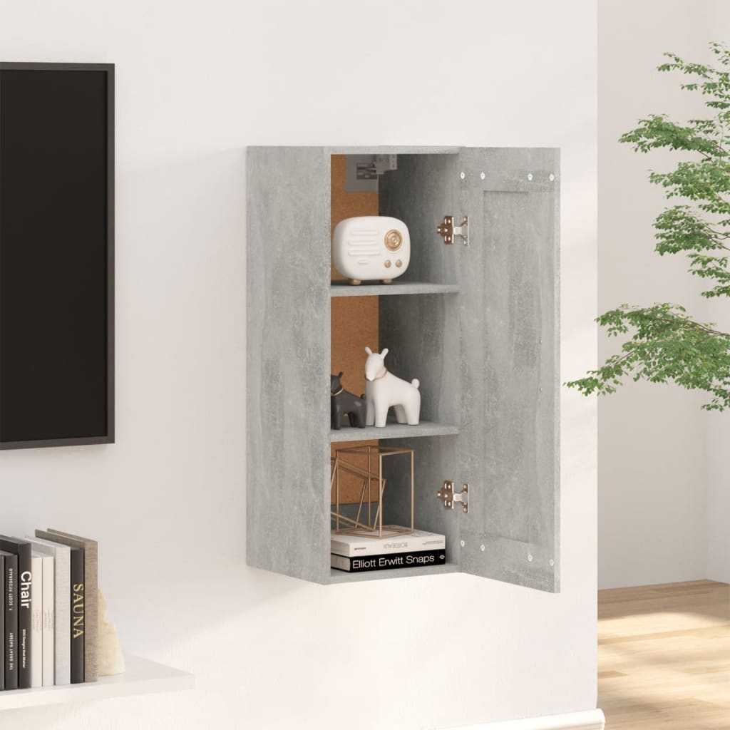 Hängeschrank Weiß 35x34x90 cm Holzwerkstoff