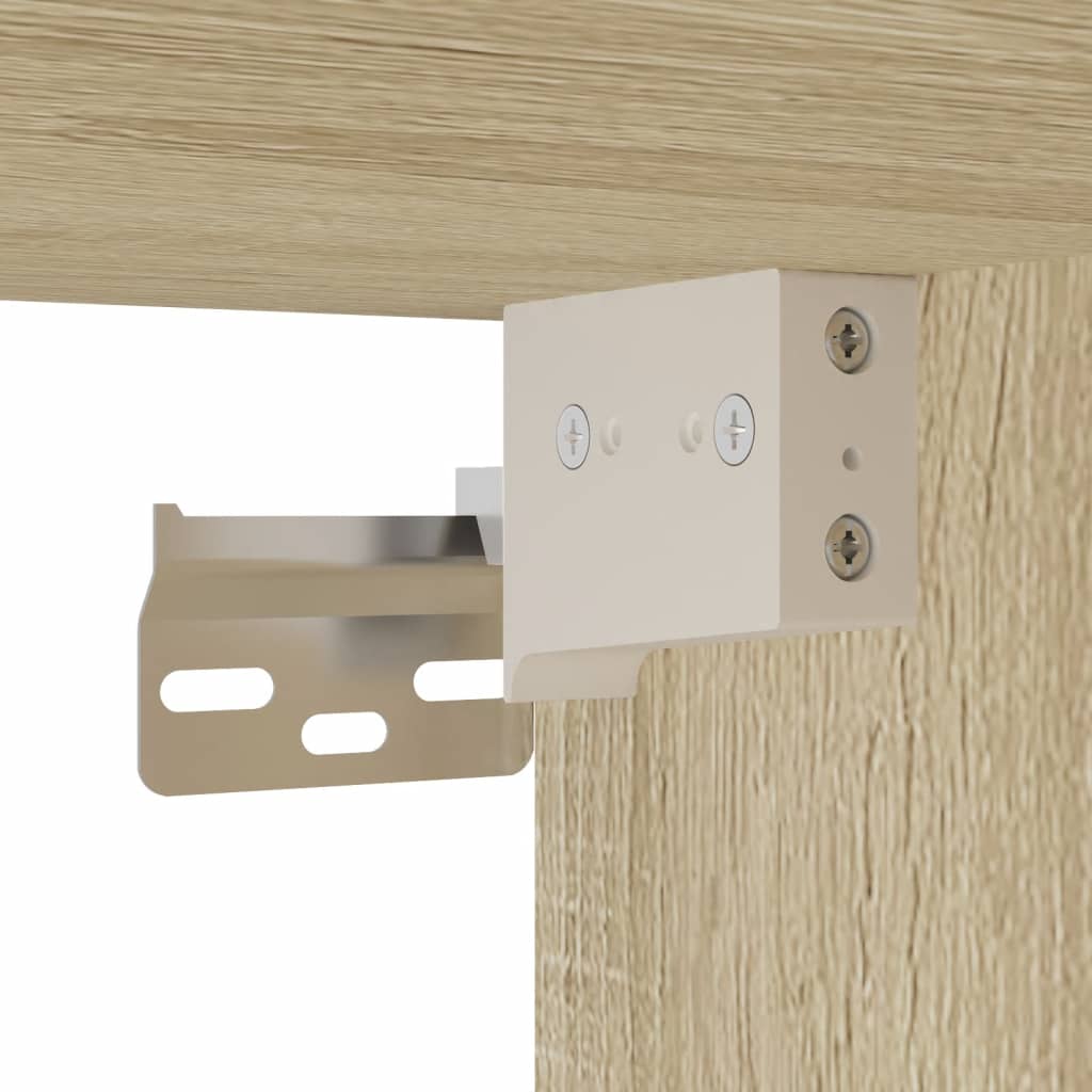 3-tlg. Badmöbel-Set Betongrau Holzwerkstoff