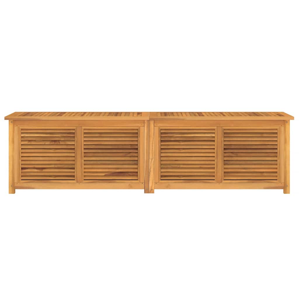 Gartenbox mit Beutel 60x50x58 cm Massivholz Teak