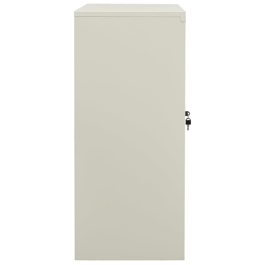 Büroschrank Weiß 90x40x70 cm Stahl