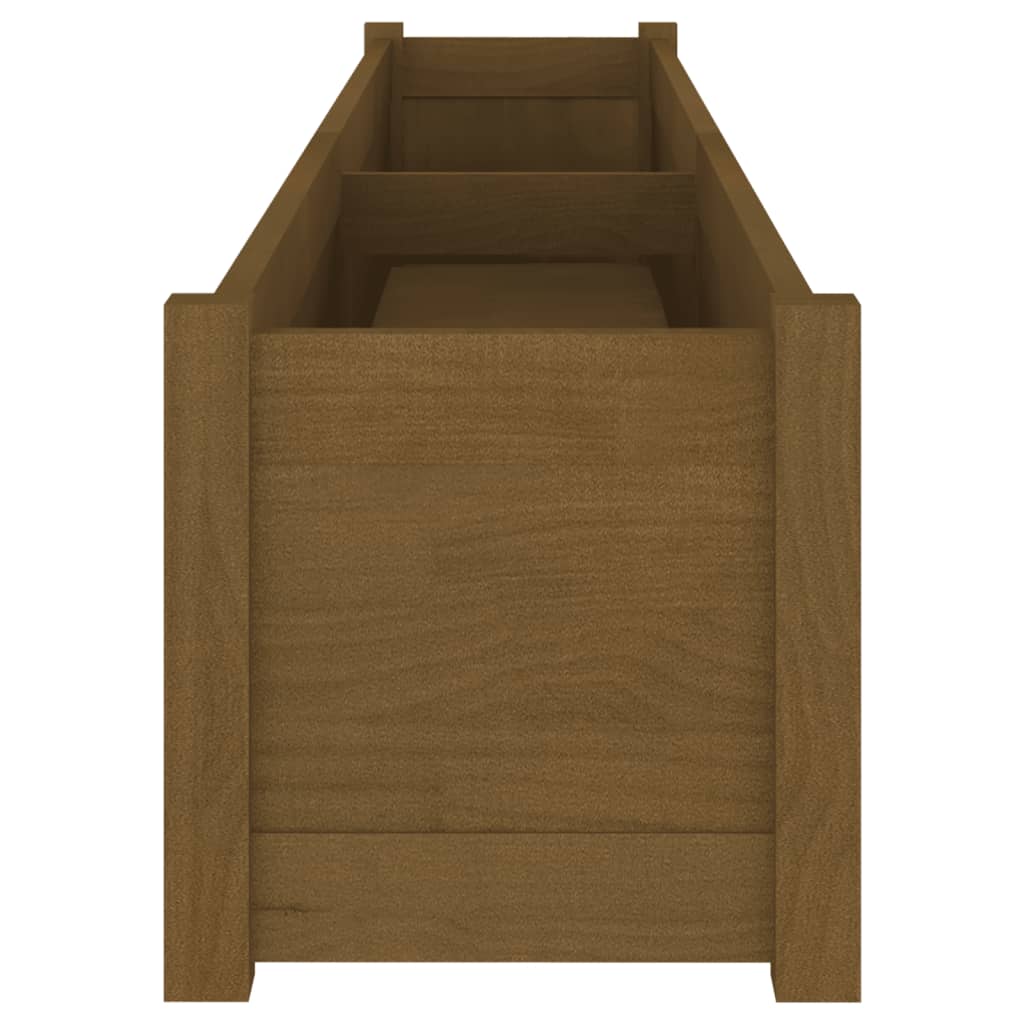 Pflanzkübel 2 Stk. 200x31x31 cm Massivholz Kiefer
